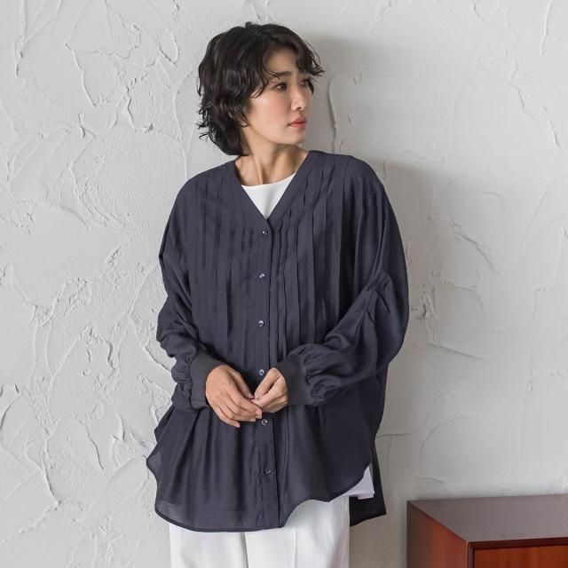 ラエフ（la．f．．．）/【WEB限定】”着こなし広がる”シャツブラウス