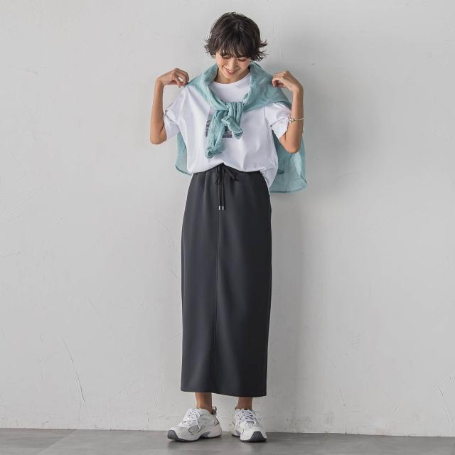 ラエフ（la．f．．．）/ハイストレッチダンボールスカート_7
