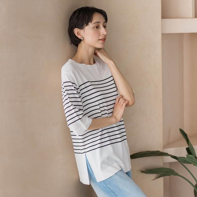 ラエフ（la．f．．．）/ボーダーTシャツニット_10