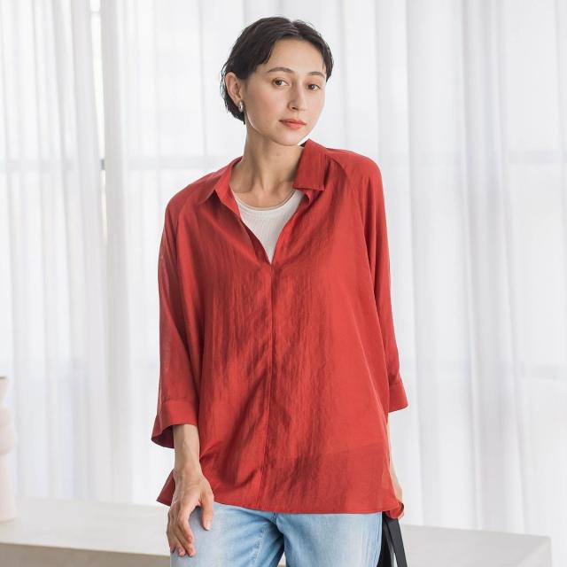 ラエフ（la．f．．．）/スキッパーシャツ 9,900円