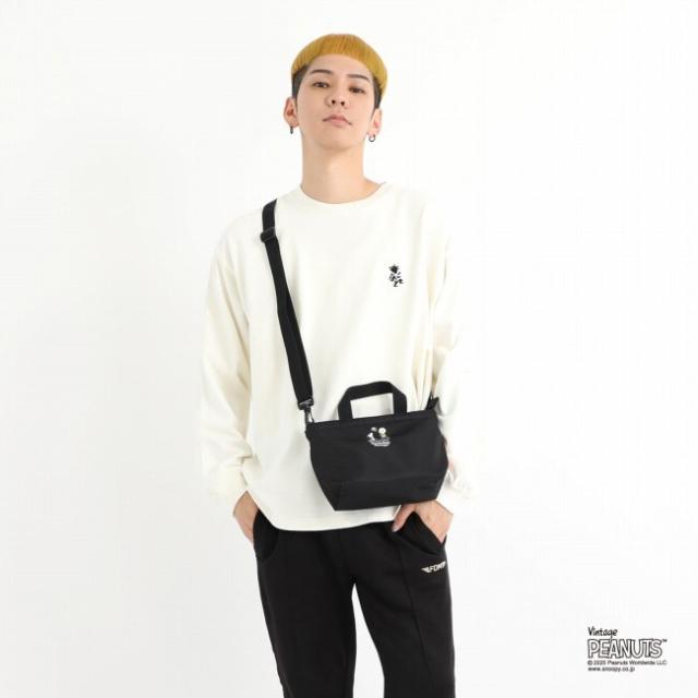 マンハッタンポーテージ（Manhattan Portage）/Micro Portage Tote Flight Nylon PEANUTS25