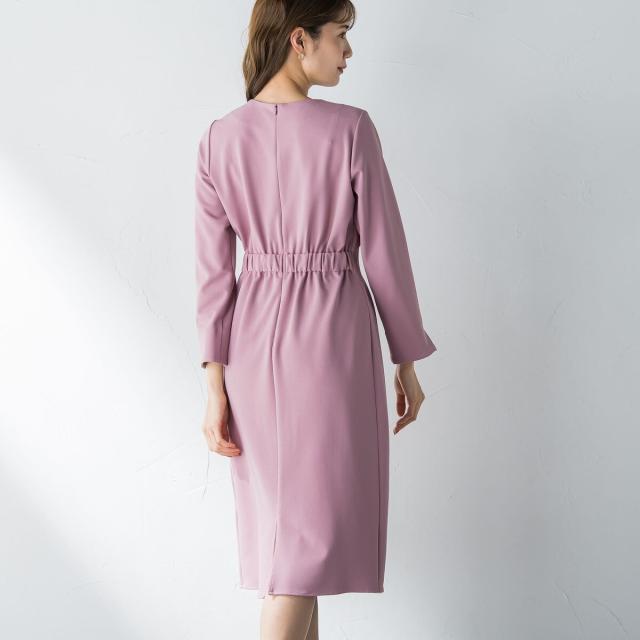 美品 ケティシェリー セットアップ ロングワンピース ピンク チェック柄 総柄