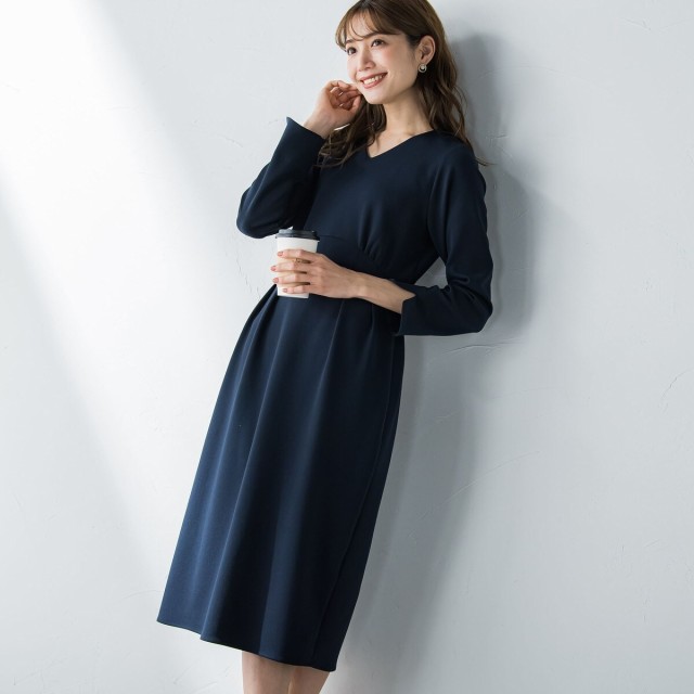 ケティ（ketty）/ハイストレッチジョーゼット長袖ワンピース