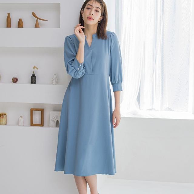 新品、未使用のケティのワンピースです❤️ ケティ（ketty）/美シルエット比翼Vネックワンピース ≪洗濯機で洗える