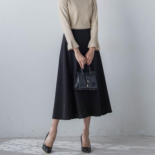 ケティ（ketty）/撥水加工 美シルエットロングフレアスカート≪洗濯機で洗える≫の通販は 5,478円