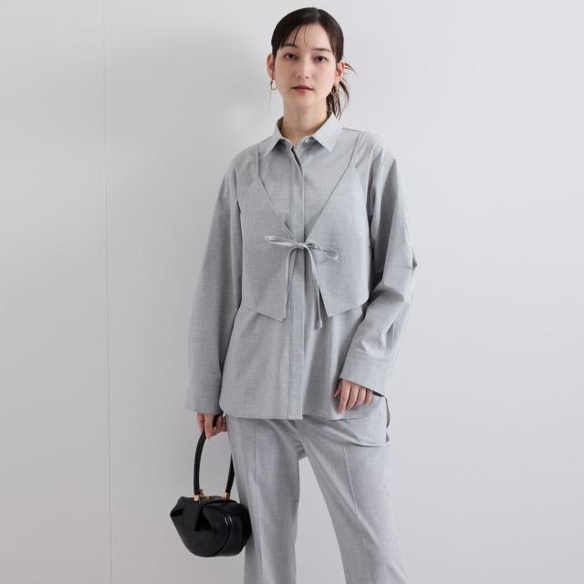 ケティ（ketty）/梳毛合繊2ピースブラウス≪手洗い可能≫