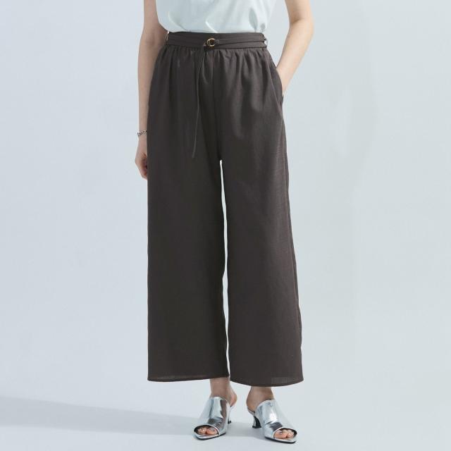 ケティ（ketty）/リネンライクタックワイドパンツ≪手洗い可能≫