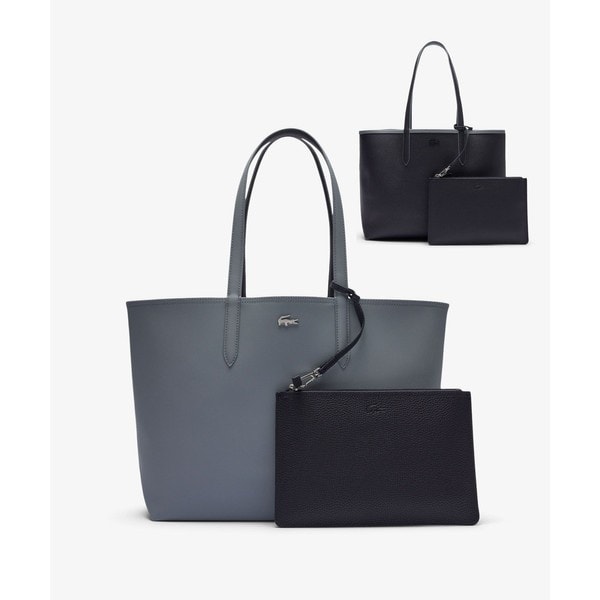 ラコステ（LACOSTE）/ANNA 2WAY リバーシブル トートバッグ / クラッチ