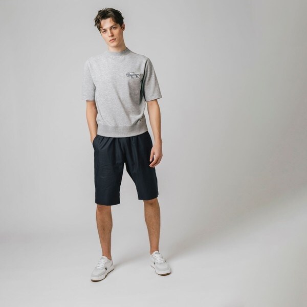 ラコステ（LACOSTE）/オーバーサイズクロックエンブレム 半袖スウェット_1