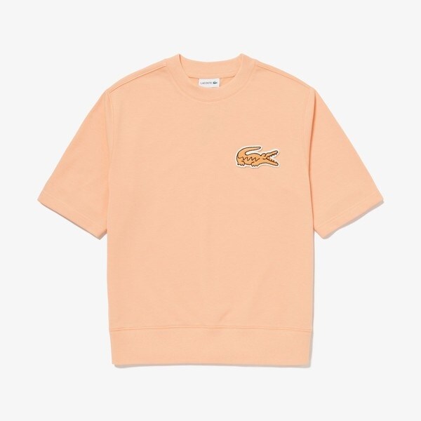 ラコステ（LACOSTE）/オーバーサイズクロックエンブレム 半袖スウェット_4