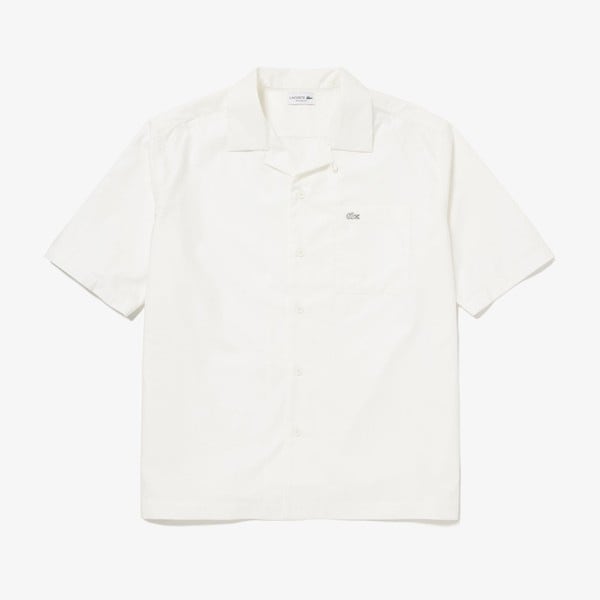 ラコステ（LACOSTE）/コットンバックサテンオープンカラーシャツ_5