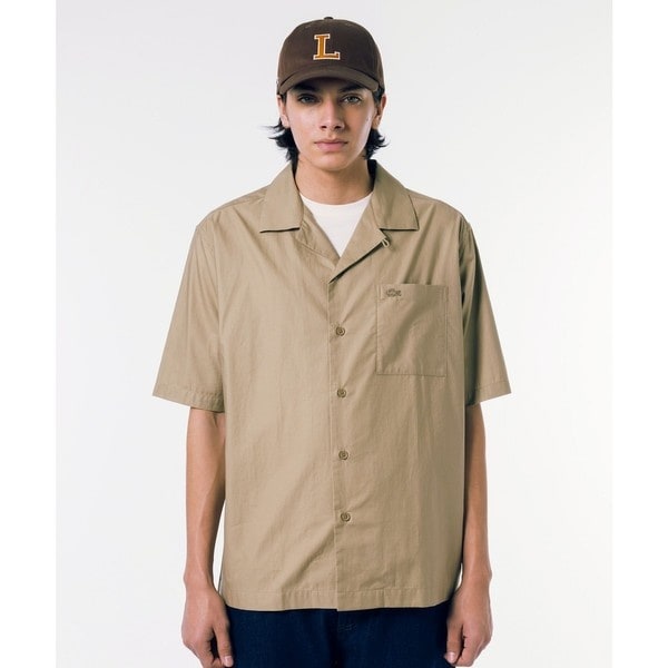 ラコステ（LACOSTE）/コットンバックサテンオープンカラーシャツ_6