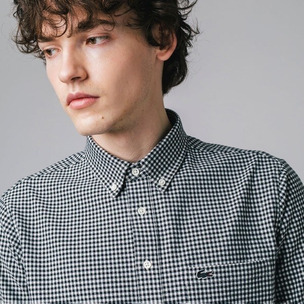 LACOSTE クールマックスブレンドジャガード半袖ポロシャツ LACOSTE / ラコステ クールマックスブレンドジャガード半袖