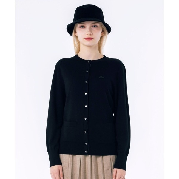 ラコステ（LACOSTE）/ウォッシャブルウールニットカーディガン