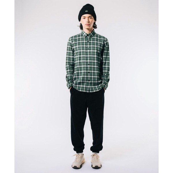 ラコステ（LACOSTE）/チェックジャージシャツ_18