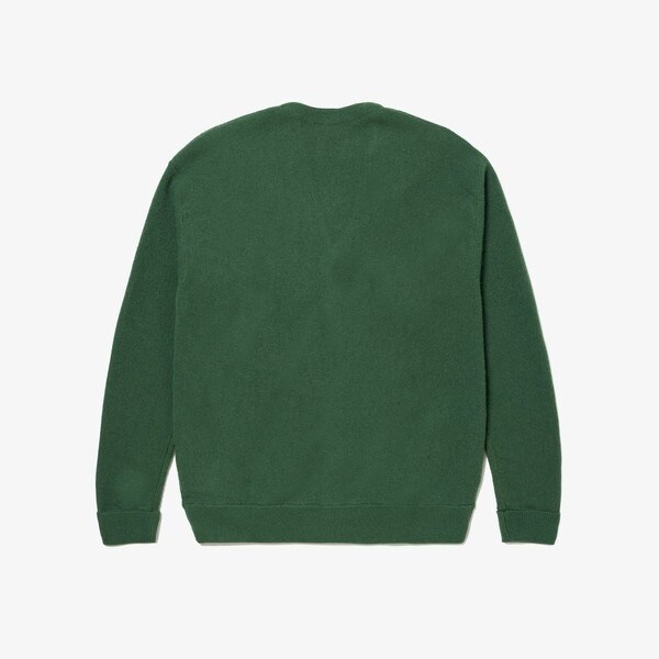 ラコステ（LACOSTE）/ガーター編みVネックカーディガン