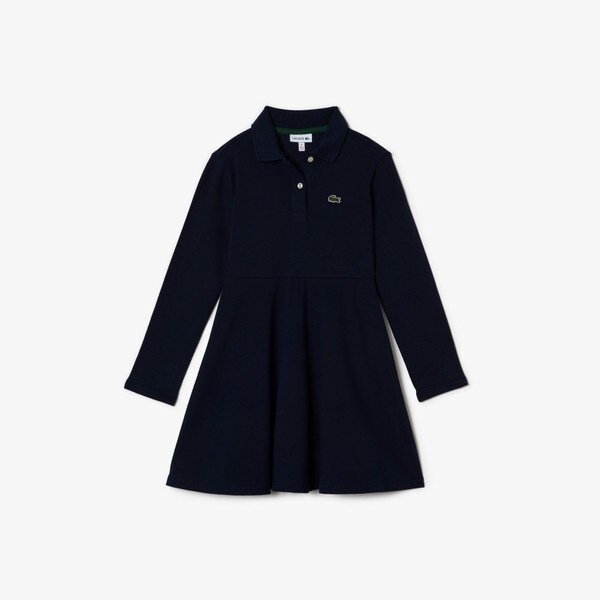 ラコステ（LACOSTE）/【EC限定】GIRLS鹿の子地ポロドレスの通販は