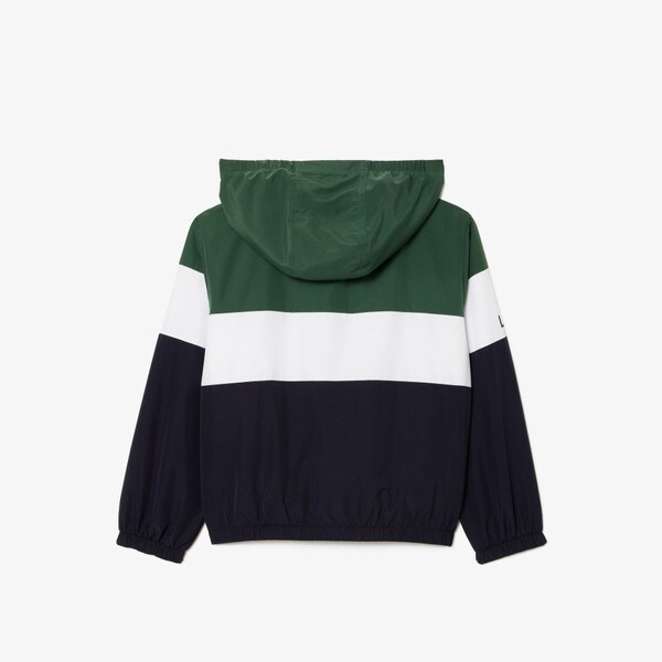 ラコステ（LACOSTE）/LACOSTE BOYS カラーブロック撥水フード