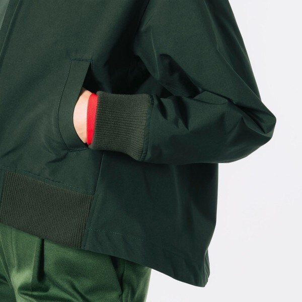 LACOSTE　ラコステ　Aラインボンバージャケット34 グリーン　S（大きめ） Aラインボンバージャケット | LACOSTE/ラコステ | 三越伊勢丹