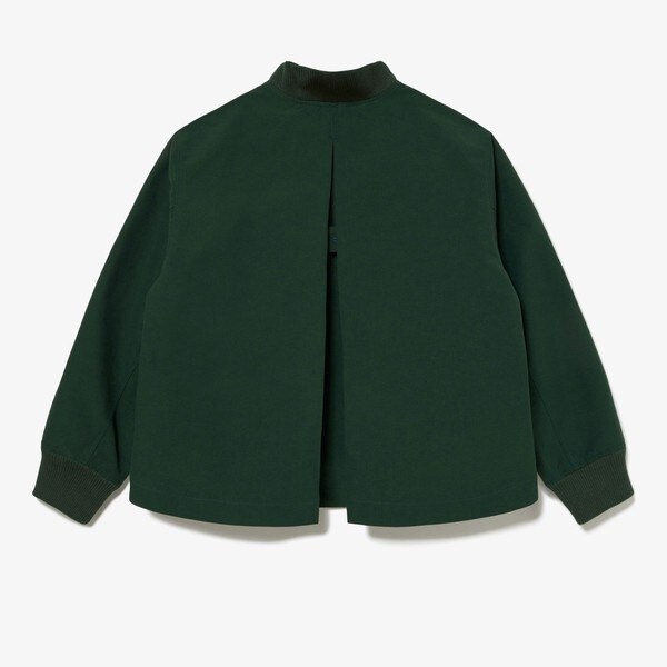 LACOSTE　ラコステ　Aラインボンバージャケット34 グリーン　S（大きめ） ラコステ LACOSTE Aラインボンバージャケット （グリーン