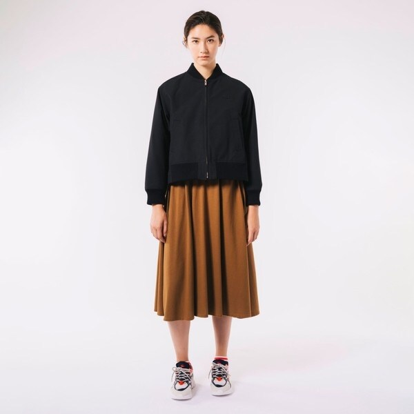 LACOSTE ラコステ Aラインボンバージャケット ブラック 36 M 相当