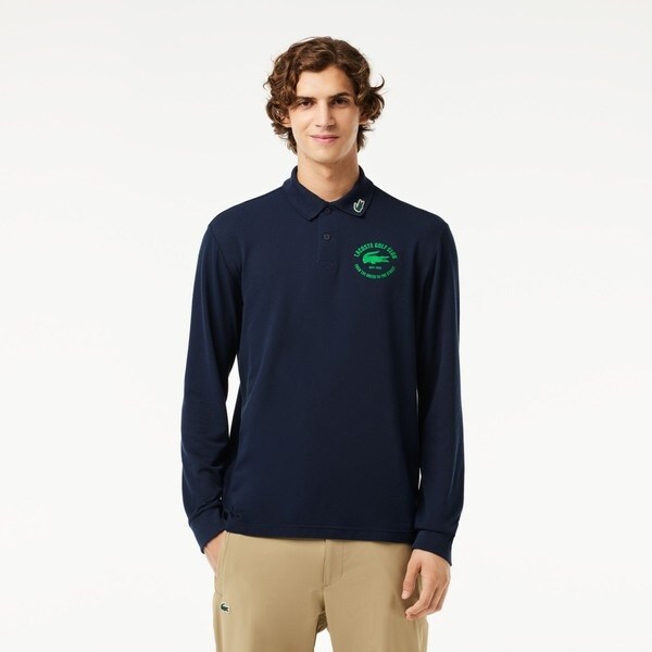 ラコステ（LACOSTE）/バックプリント長袖ゴルフポロシャツの通販は