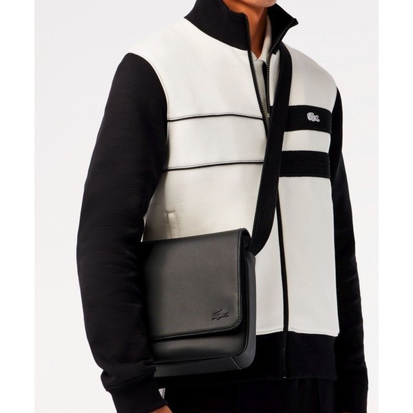 ラコステ（LACOSTE）/メンズクラシック スリムフラップサッチェルバッグ / ショルダーバッグ