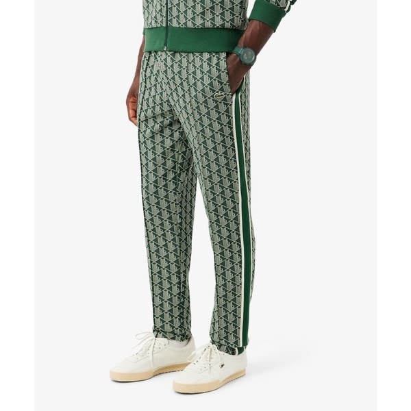 ラコステ（LACOSTE）/サイドテーピングモノグラムジャカードトラックパンツ