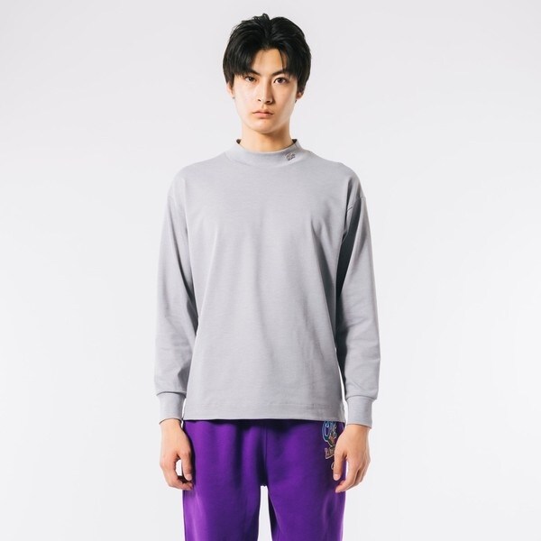ラコステ（LACOSTE）/鹿の子地モックネックTシャツ