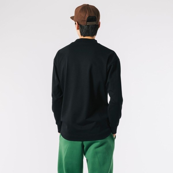 ラコステ（LACOSTE）/鹿の子地モックネックTシャツ