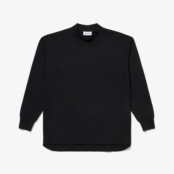 ラコステ（LACOSTE）/鹿の子地モックネックTシャツ
