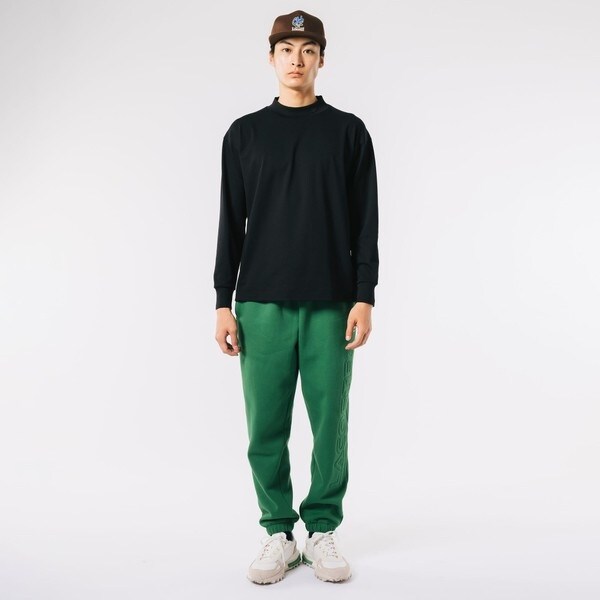 ラコステ（LACOSTE）/鹿の子地モックネックTシャツ
