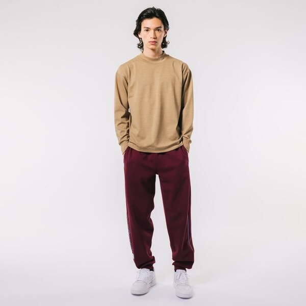 ラコステ（LACOSTE）/鹿の子地モックネックTシャツ