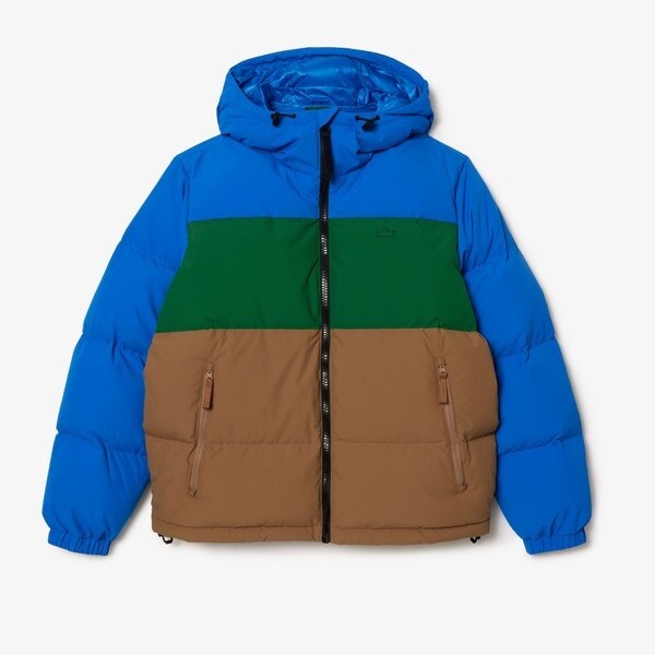 ラコステ（LACOSTE）/パネル配色ダウンジャケット