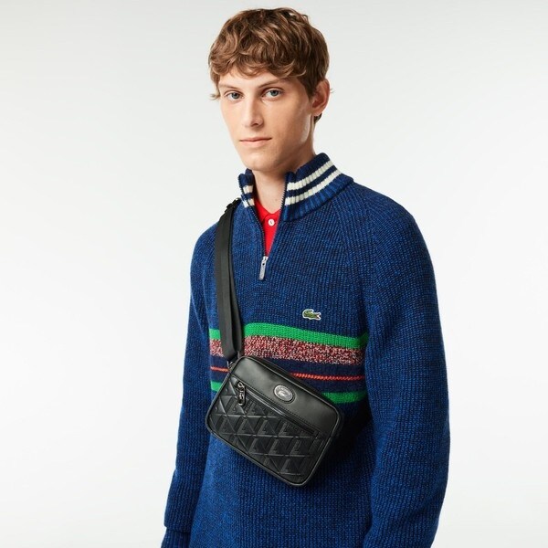 【Lacoste】メンズ モノグラム レポーターバッグ ラコステ LACOSTE ザ ブレンド モノグラムリポーターバッグ