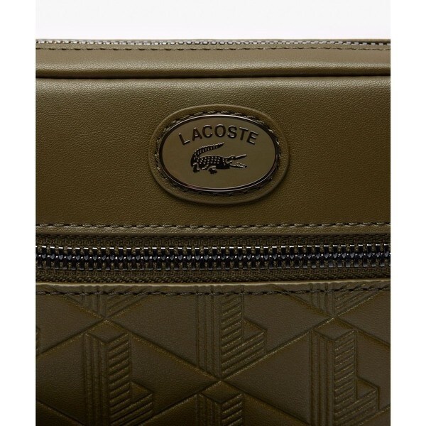 ラコステ（LACOSTE）/モノグラム レザーモノグラムリポーター