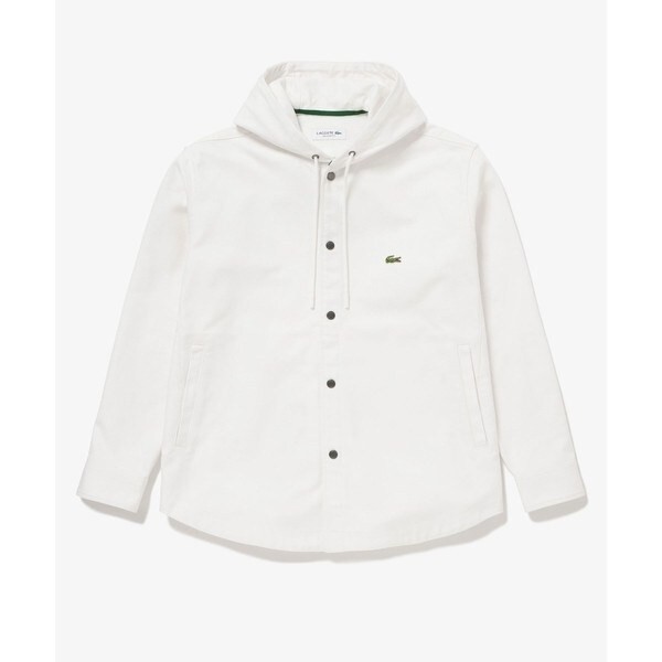 ラコステ（LACOSTE）/オーバーサイズ フード付き シャツブルゾン