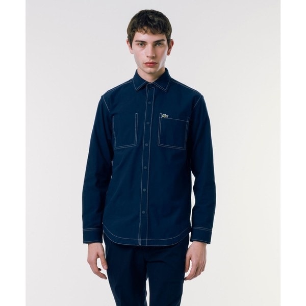 ラコステ（LACOSTE）/リバーシブルスナップボタンシャツ