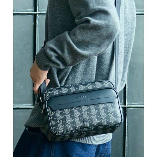 ラコステ（LACOSTE）/ザ ブレンド グレインテクスチャーショルダーバッグ