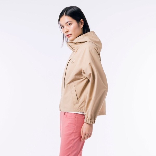 ラコステ（LACOSTE）/撥水 ショート丈 ウィメンズ ヘムライン