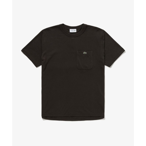 ラコステ（LACOSTE）/鹿の子地ポケット半袖Tシャツ