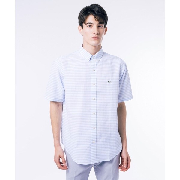ラコステ（LACOSTE）/コットンリネンボーダーシャツ_2