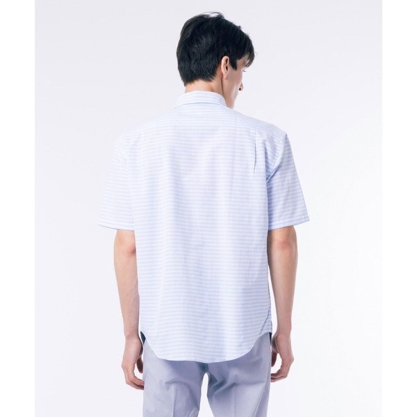 ラコステ（LACOSTE）/コットンリネンボーダーシャツ_3
