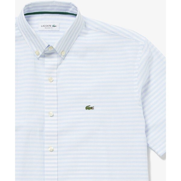 ラコステ（LACOSTE）/コットンリネンボーダーシャツ_5