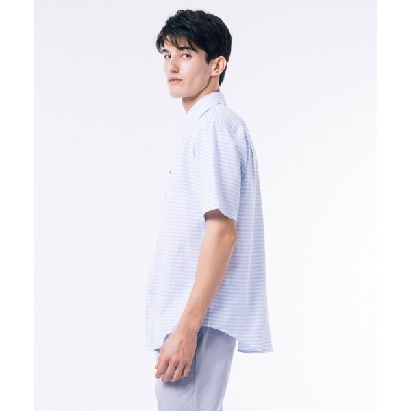 ラコステ（LACOSTE）/コットンリネンボーダーシャツ_7