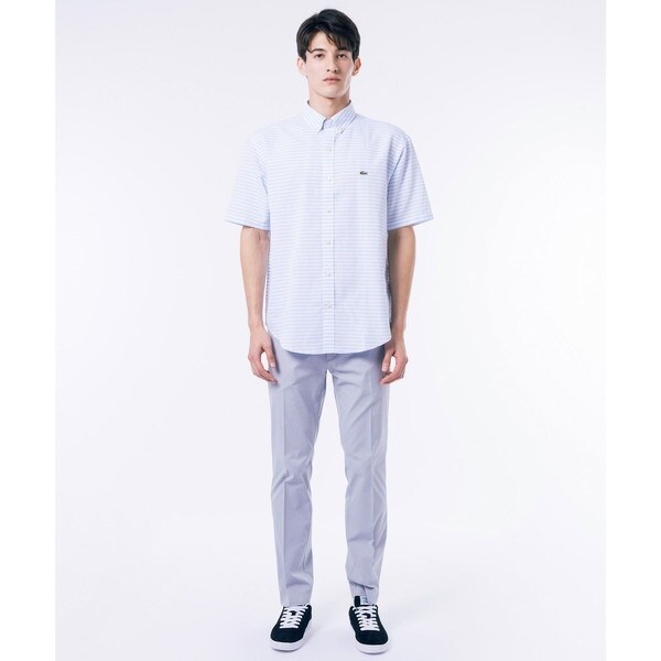 ラコステ（LACOSTE）/コットンリネンボーダーシャツ_8