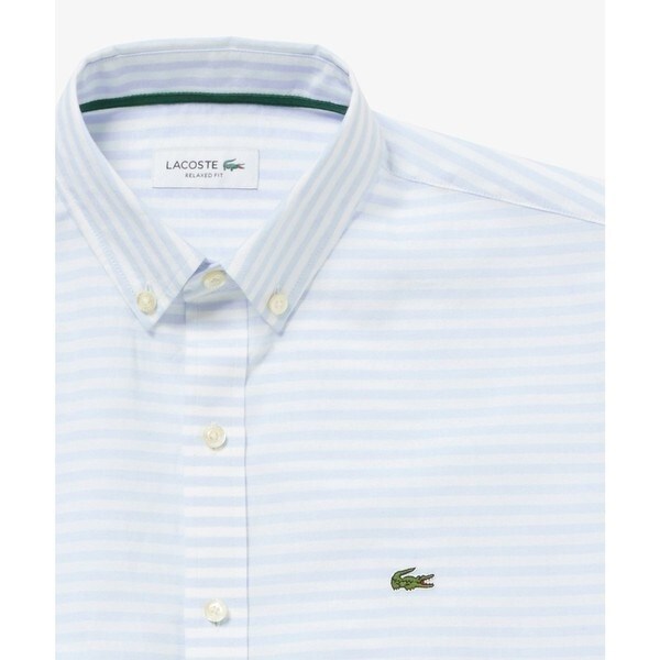 ラコステ（LACOSTE）/コットンリネンボーダーシャツ_10