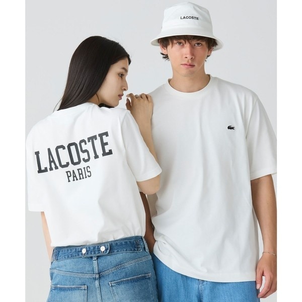 ラコステ（LACOSTE）/ヘビーウェイト オーバーサイズバックプリントベーシック半袖Tシャツ