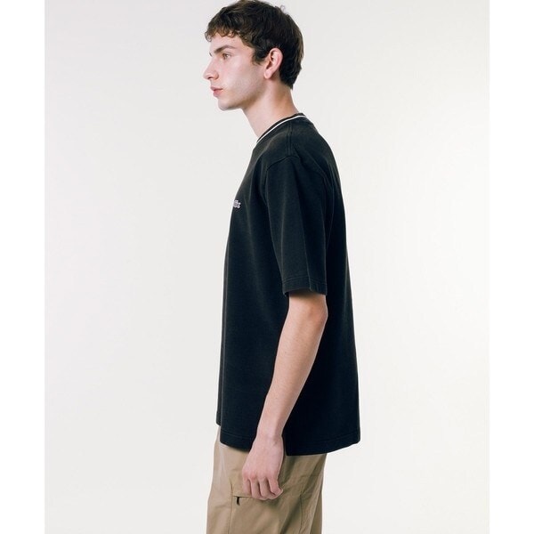ラコステ（LACOSTE）/配色リブニットインディゴ鹿の子 半袖Tシャツ_15