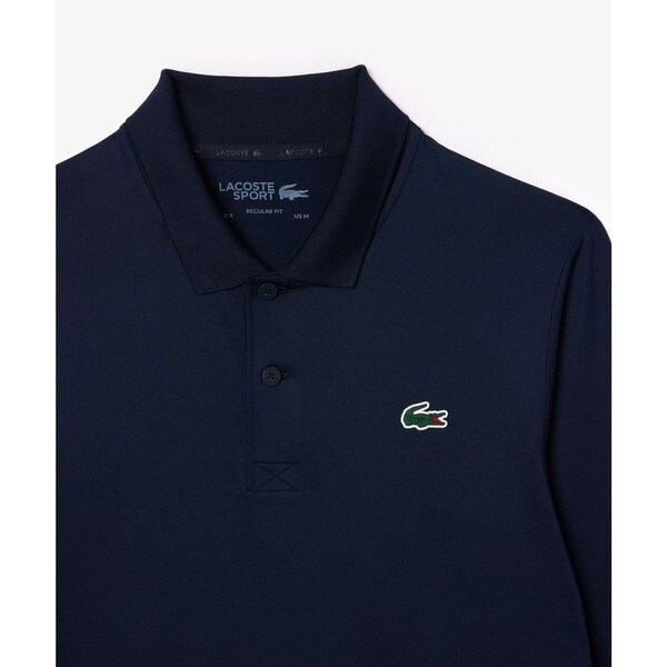 ラコステ（LACOSTE）/UPF50 UVカット ウルトラドライワントーン長袖ポロシャツ_5